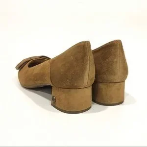 UGG Shoes Ugg Koa Bow Heel Chestnut Suede Us New Poshmark